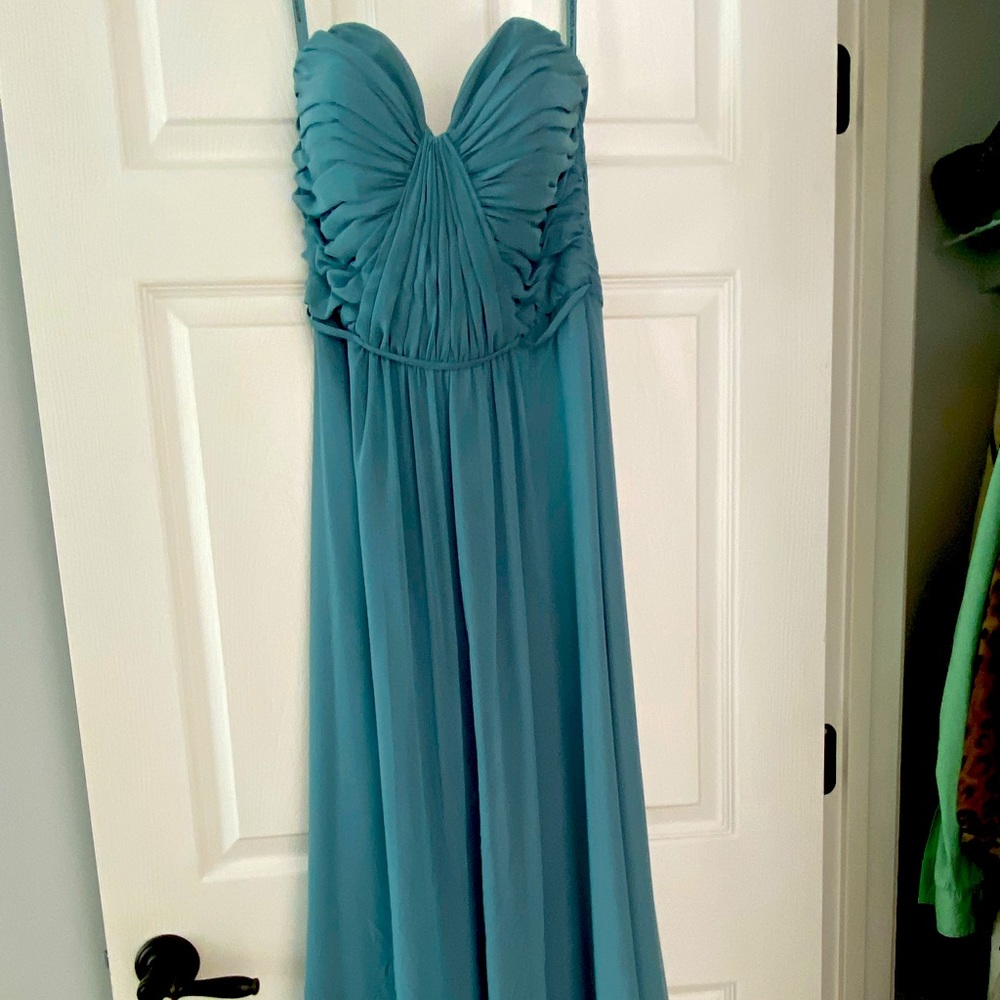 Strapless bridesmaid or prom dress